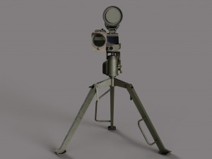 9M133 Kornet Modelo 3D