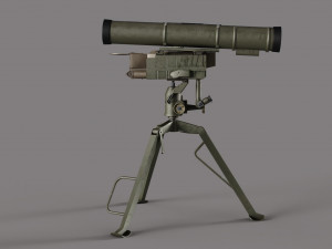 9M133 Kornet Modelo 3D