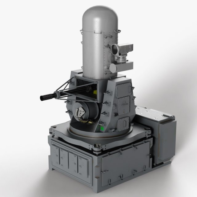 Phalanx CIWS Modelo 3D .c4d .max .obj .3ds .fbx .stl .blend 