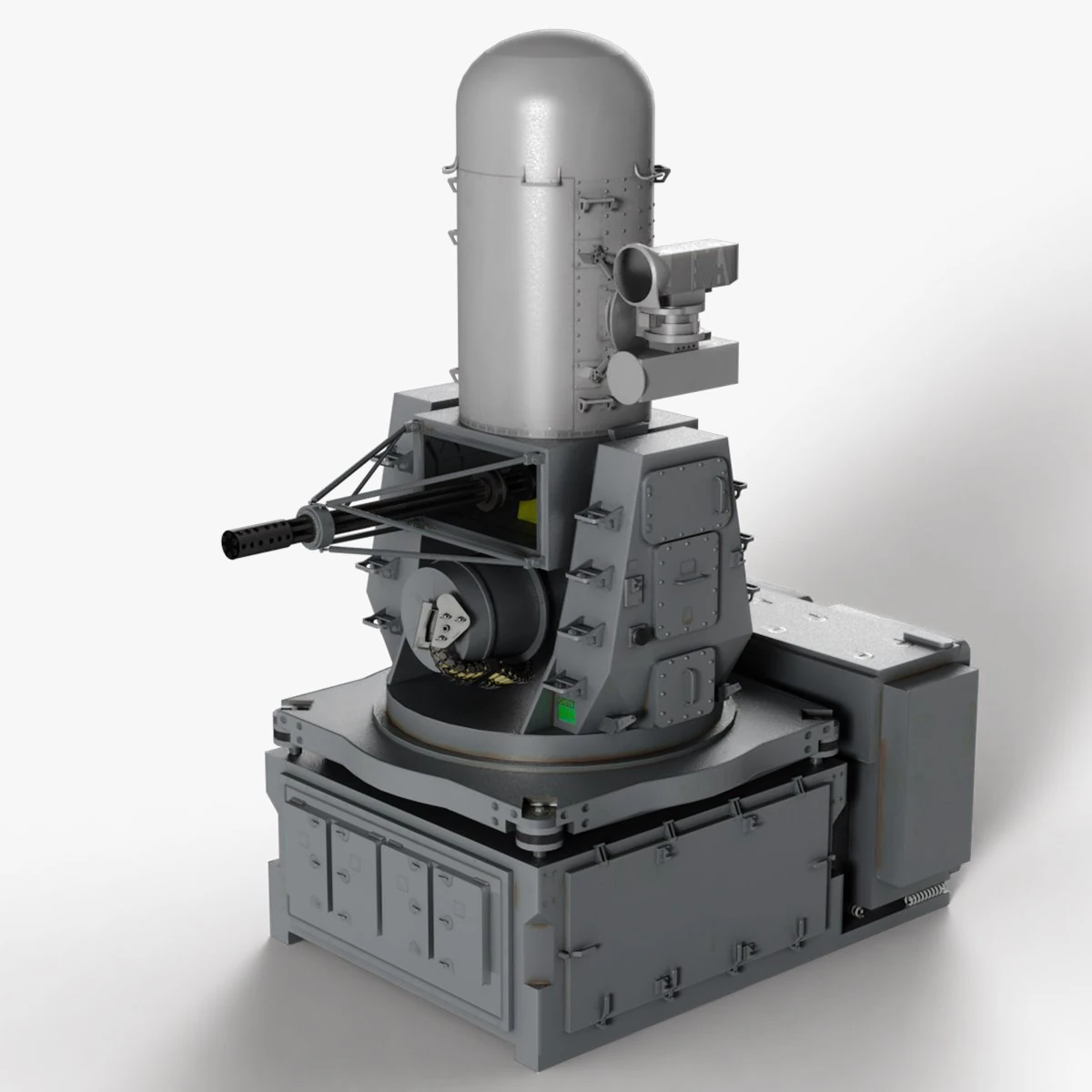 Phalanx CIWS 3D Model .c4d .max .obj .3ds .fbx .stl .blend