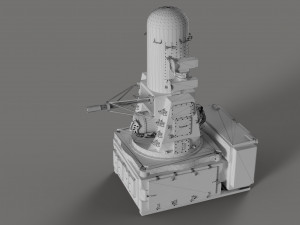 Phalanx CIWS Modelo 3D
