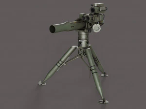 BGM-71 TOW - Missile Launcher 3D Model