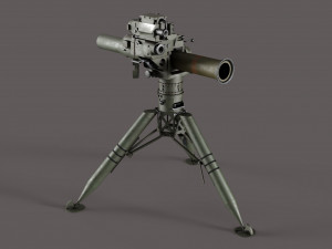 BGM-71 TOW - Missile Launcher Modelo 3D