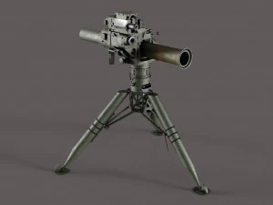 BGM-71 TOW - Missile Launcher 3D Model