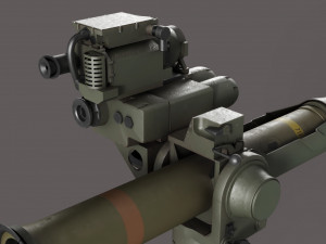 BGM-71 TOW - Missile Launcher Modelo 3D