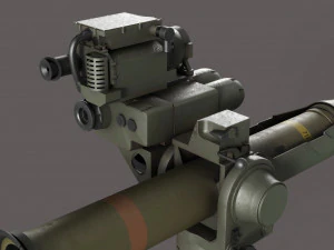 BGM-71 TOW - Missile Launcher 3D Model