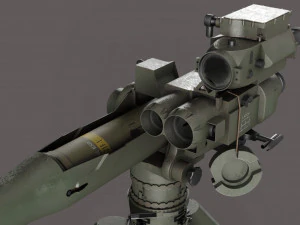 BGM-71 TOW - Missile Launcher 3D Model