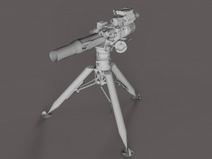 BGM-71 TOW - Missile Launcher Modelo 3D