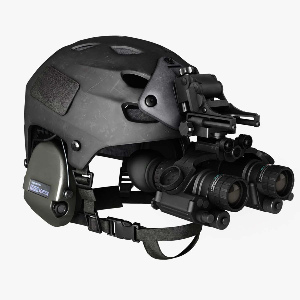 Helmet - Protec alpha-bravo 3D Model .c4d .max .obj .3ds .fbx .stl .blend 