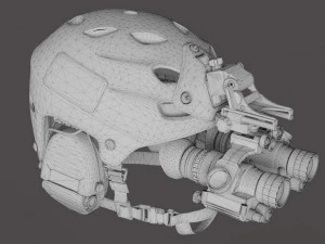 Helmet - Protec alpha-bravo 3D Model