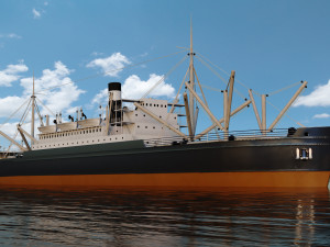 SS Ancon - Cargo Modelo 3D