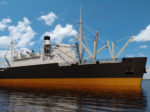 SS Ancon - Cargo Modelo 3D
