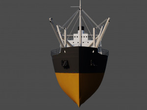 SS Ancon - Cargo Modelo 3D