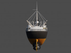 SS Ancon - Cargo Modelo 3D