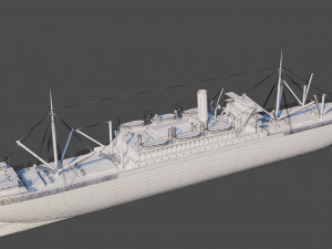 SS Ancon - Cargo Modelo 3D