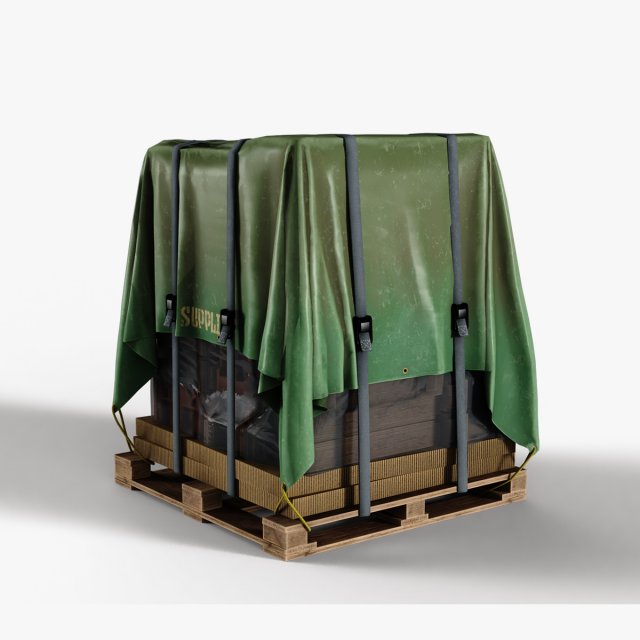 Supply Drop 3D Model .c4d .max .obj .3ds .fbx .stl .blend 