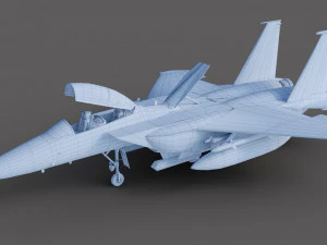 F15-E Strike Eagle 3D Model