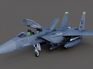 F15-E Strike Eagle 3D Model