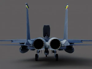 F15-E Strike Eagle 3D Model