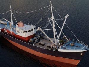 NorthSea Trawler Modello 3D