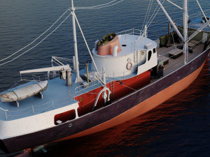 NorthSea Trawler Modello 3D
