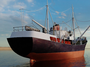 NorthSea Trawler Modello 3D