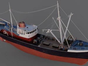 NorthSea Trawler 3D Model