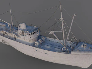 NorthSea Trawler 3D Model