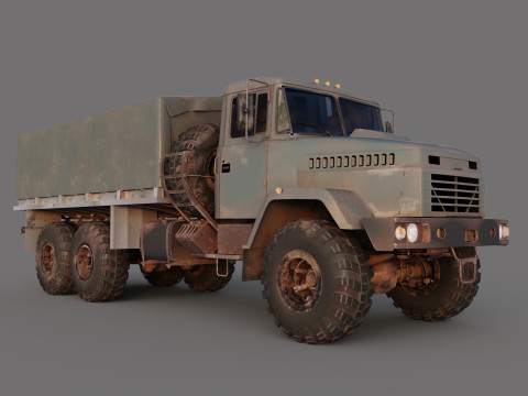 Military Truck 3D Model