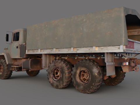 Military Truck 3D Model