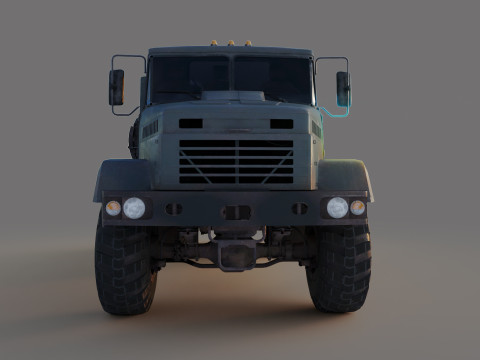 Military Truck 3D Model