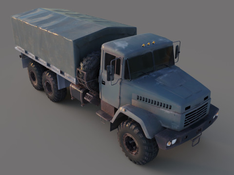 Military Truck 3D Model