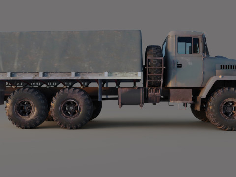 Military Truck 3D Model