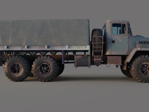 Military Truck 3D Model