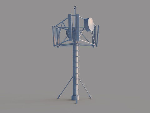 Radar Antenne 3D Model