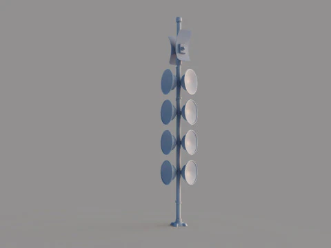 Radar Antenne 3D Model