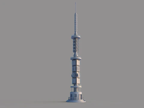 Radar Antenne 3D Model