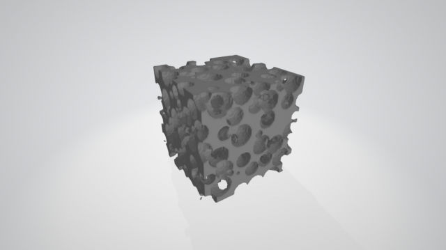 Porous mtdia 3Dモデル .c4d .max .obj .3ds .fbx .stl .blend
