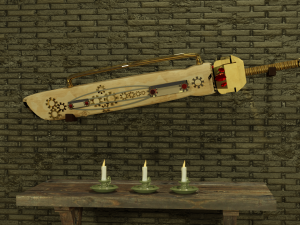 Steampunk sword Model 3D