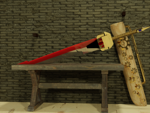Steampunk sword Model 3D