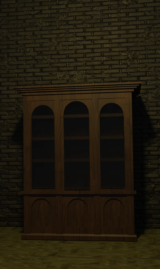 Bookshelf 3D Model .c4d .max .obj .3ds .fbx .stl .blend