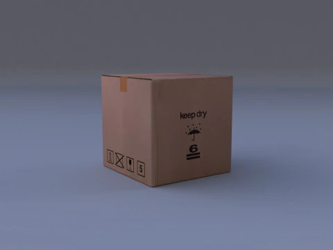 Pudełko kartonowe Model 3D