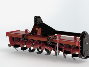 Rotary Tiller Modèle 3D