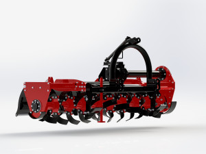 HYDRAULIC OFFSET ROTARY TILLER 3D Модель