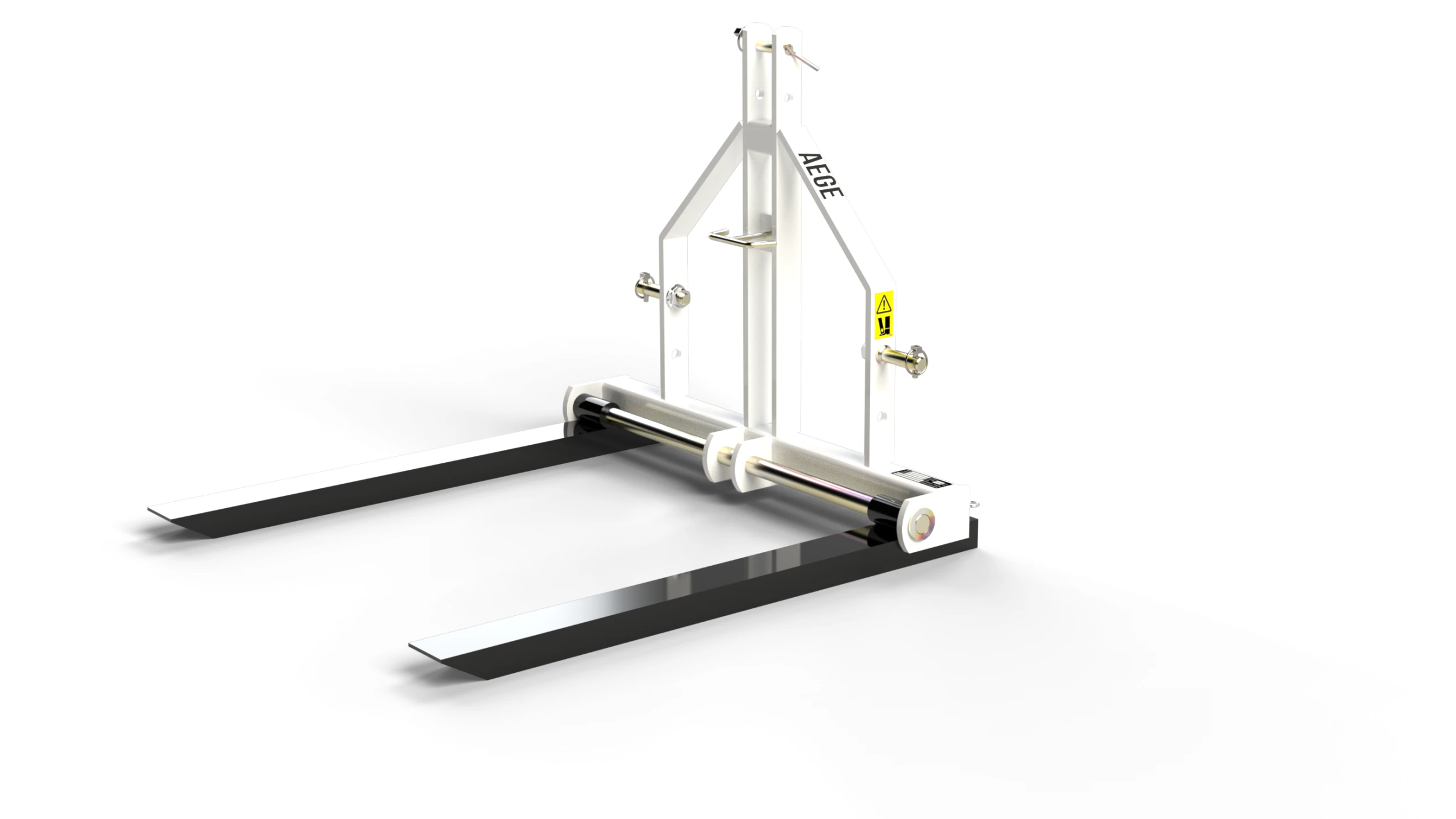 Pallet Fork Attachment 3D Model .c4d .max .obj .3ds .fbx .stl .blend 