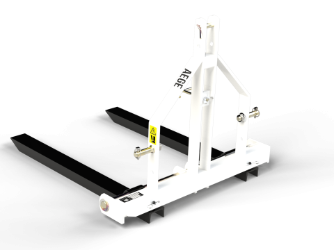 पैलेट फोर्क अटैचमेंट 3D मॉडल