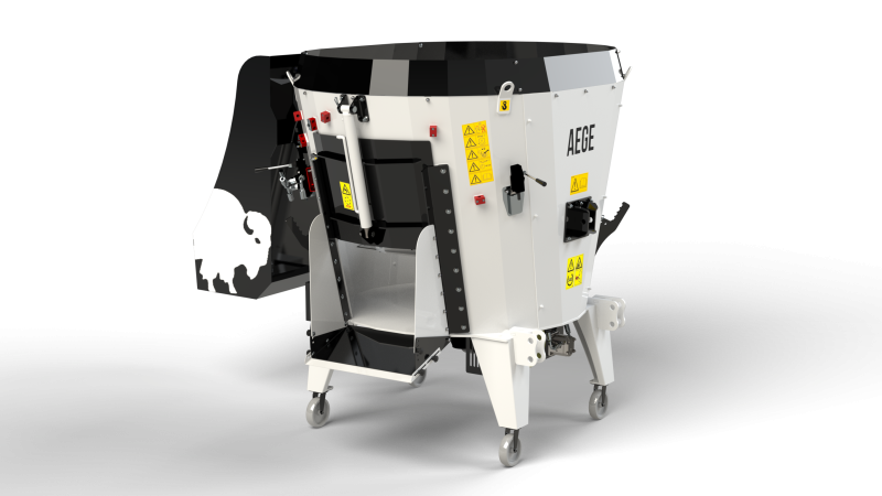 Вертикальний кормозмішувач 2м 3D Модель .c4d .max .obj .3ds .fbx .stl .blend