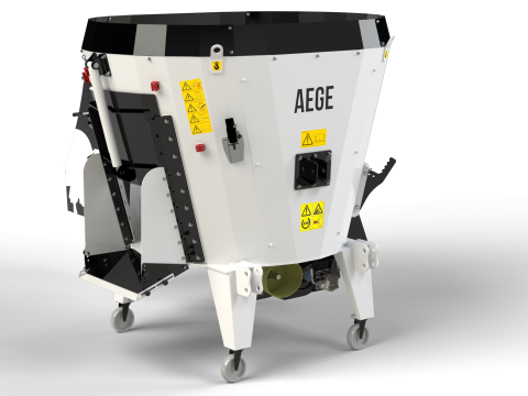 Вертикальний кормозмішувач 2м 3D Модель