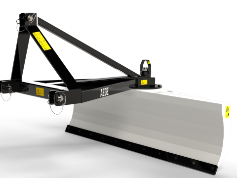 Lâmina de nivelamento Modelo 3D