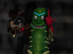Pickle Rick 3D Druckmodell